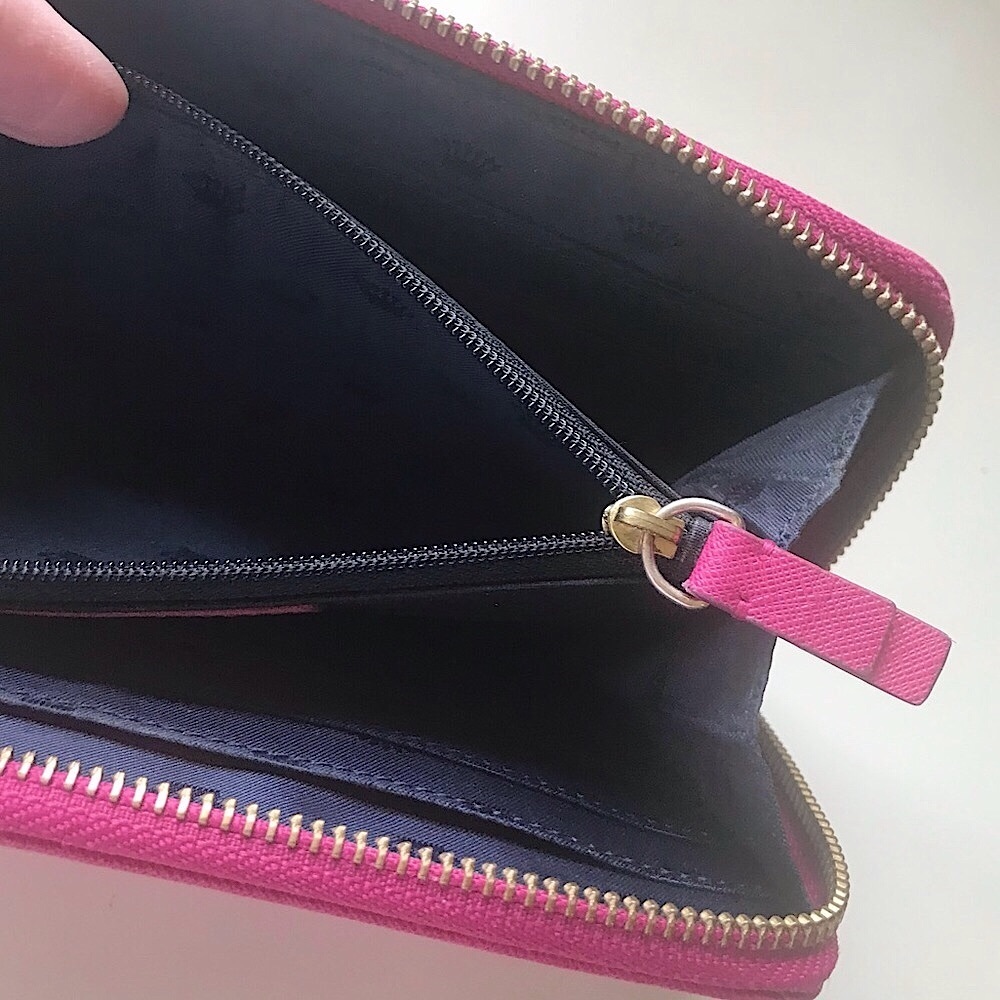 🆕🔥JUICY COUTURE REAL LEATHER&SUPER CHIC&TRENDY PRETTY PINK&GOLD HARDWARE NWOT - Picture 9 of 15